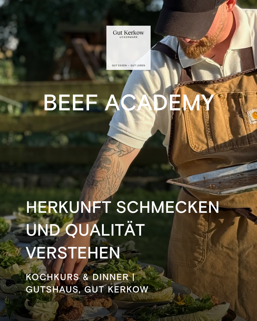 BEEF ACADEMY AUF GUT KERKOW | KOCHKURS & DINNER | 17. JANUAR 2026