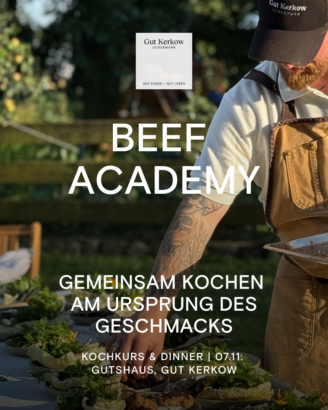 BEEF ACADEMY AUF GUT KERKOW | KOCHKURS & DINNER