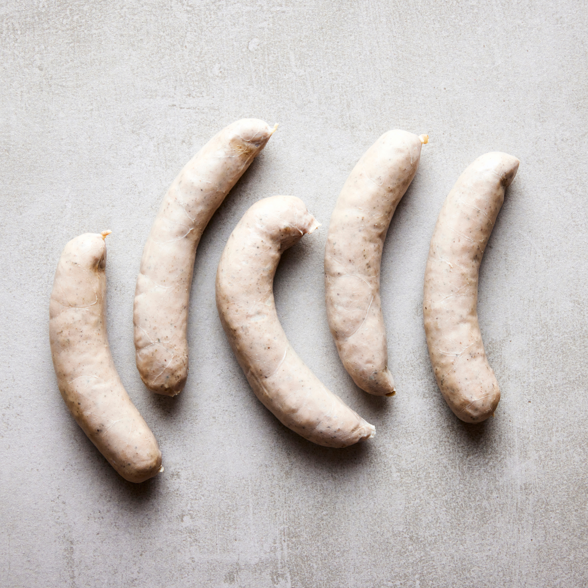 Bio Rinderbratwurst mit Schweinespeck