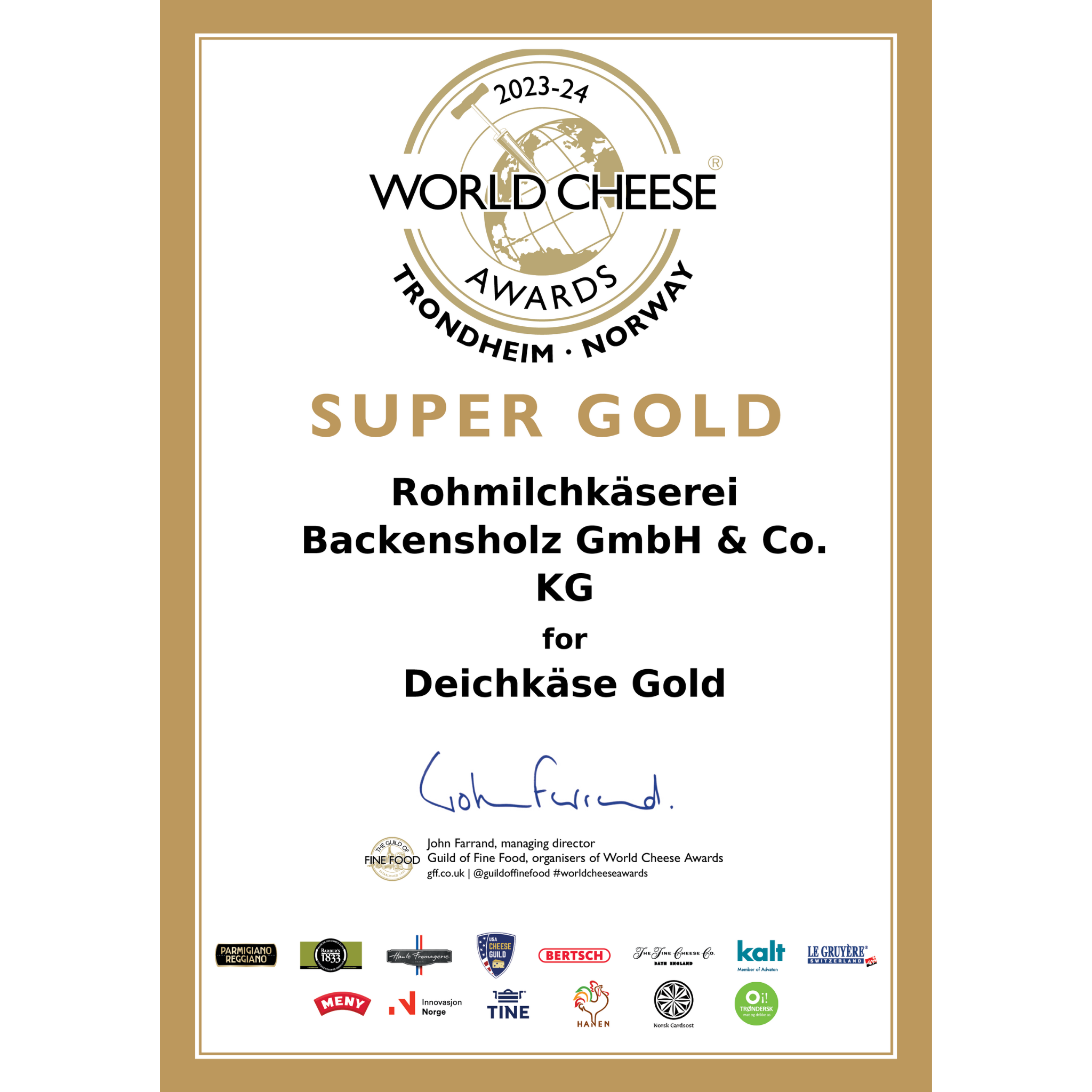 Bio Deichkäse Gold
